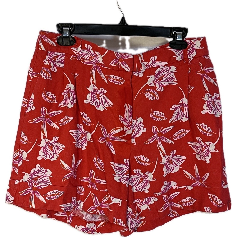 JOIE vintage Look 40s 50s Style tiki Hawaiian pinup high waist rockabilly shorts